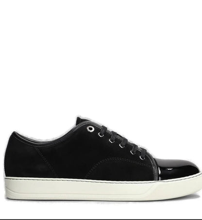 LANVIN SUED CAPTOE SNEAKER