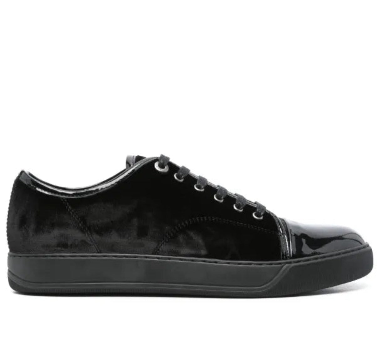 LANVIN SUED CAPTOE SNEAKER