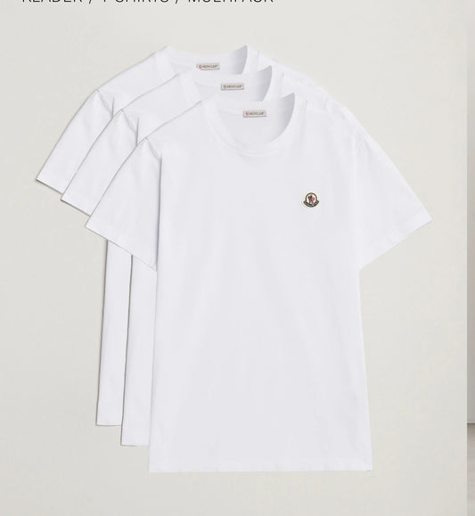 Moncler 3 Pack Logo T-Shirts