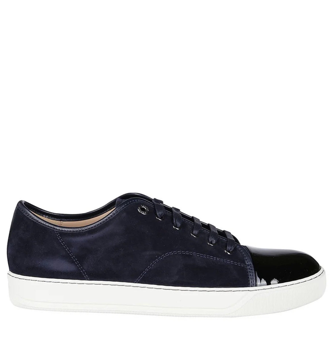 LANVIN SUED CAPTOE SNEAKER