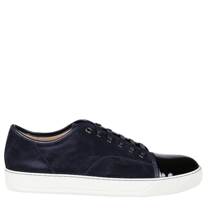 LANVIN SUED CAPTOE SNEAKER